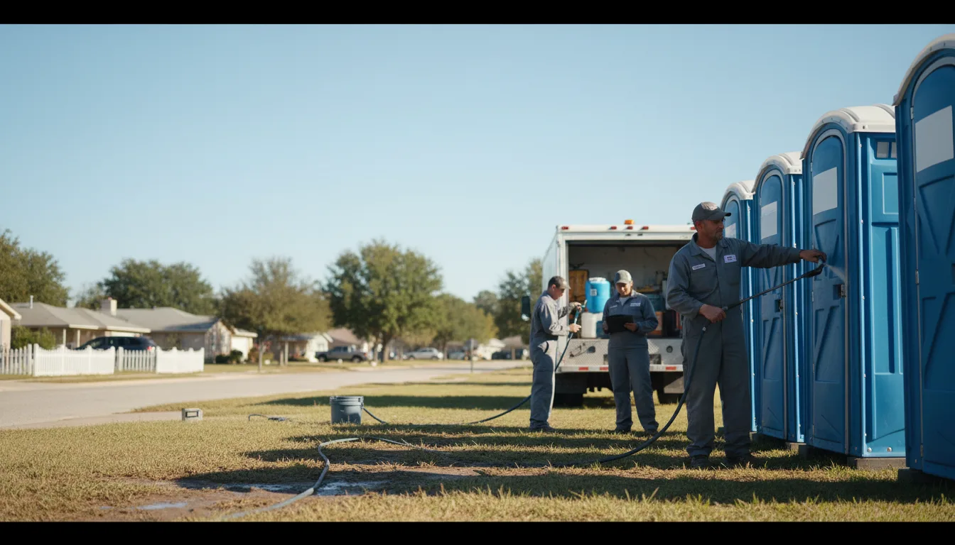 Long-Term Portable Toilet Rental in Bronson, TX near me